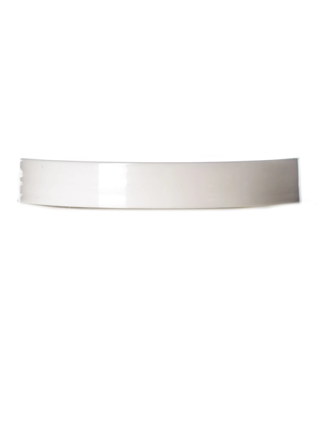 White PP Plastic 89-400 Smooth Skirt Lid – L246