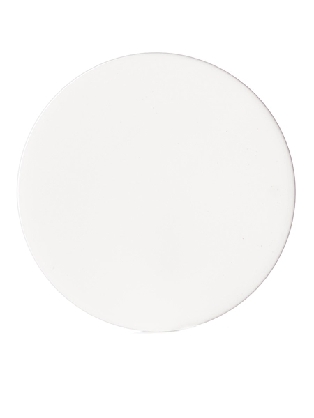 White PP Plastic 89-400 Smooth Skirt Lid – L246