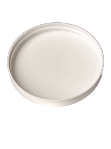 White PP Plastic 89-400 Dome Lid – L246A