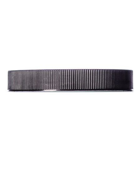 Black PP Plastic 89-400 Ribbed Skirt Lid – L246BHI