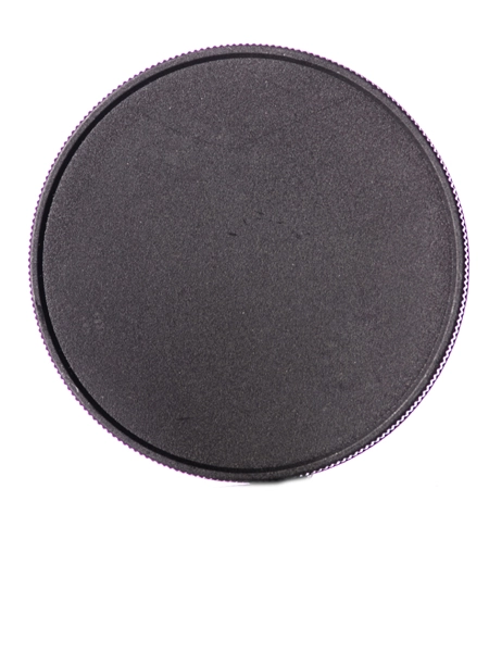 Black PP Plastic 89-400 Ribbed Skirt Lid – L246BHI