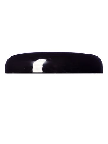 Black PP plastic 89-400 unlined dome lid