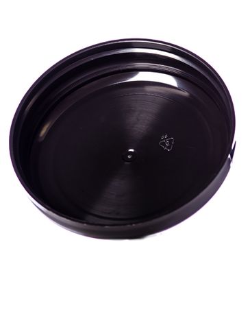 Black PP plastic 89-400 unlined dome lid