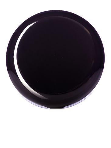 Black PP plastic 89-400 unlined dome lid