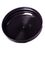 Black PP plastic 89-400 unlined dome lid