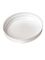 White PP plastic 89-400 unlined dome lid