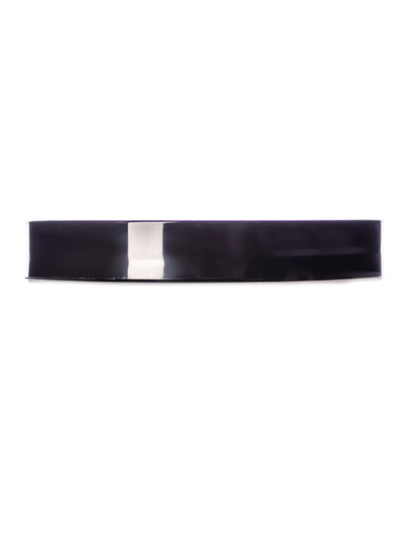 Black PP Plastic 89-400 Smooth Skirt Unlined Lid – L251B
