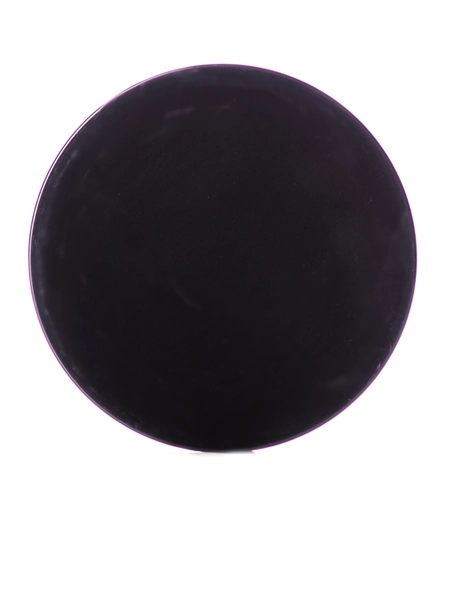 Black PP Plastic 89-400 Smooth Skirt Unlined Lid – L251B