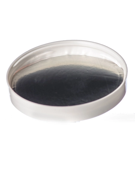 White PP Plastic 89-400 Smooth Skirt Lid – L251S