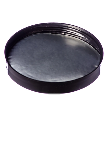 Black PP Plastic 89-400 Smooth Skirt Lid – L252BK