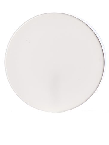White PP plastic 89-400 high smooth unlined lid