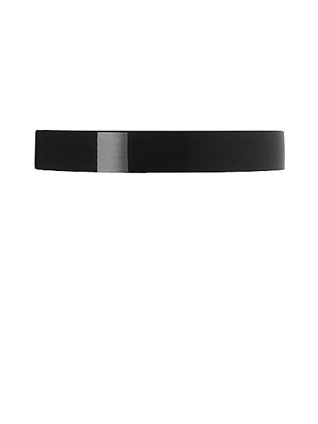 Black PP Plastic 89-400 Smooth Skirt Lid – L253BKP1