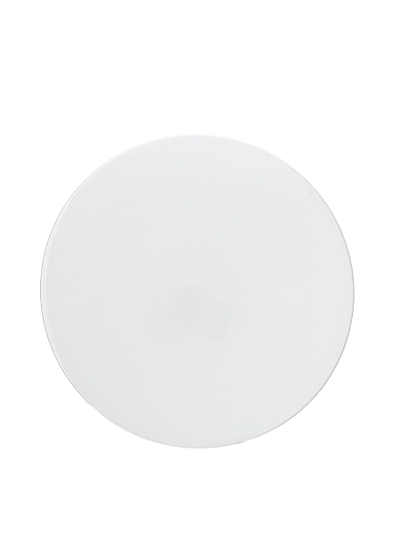 White PP Plastic 89-400 Smooth Skirt Lid – L253WHF2