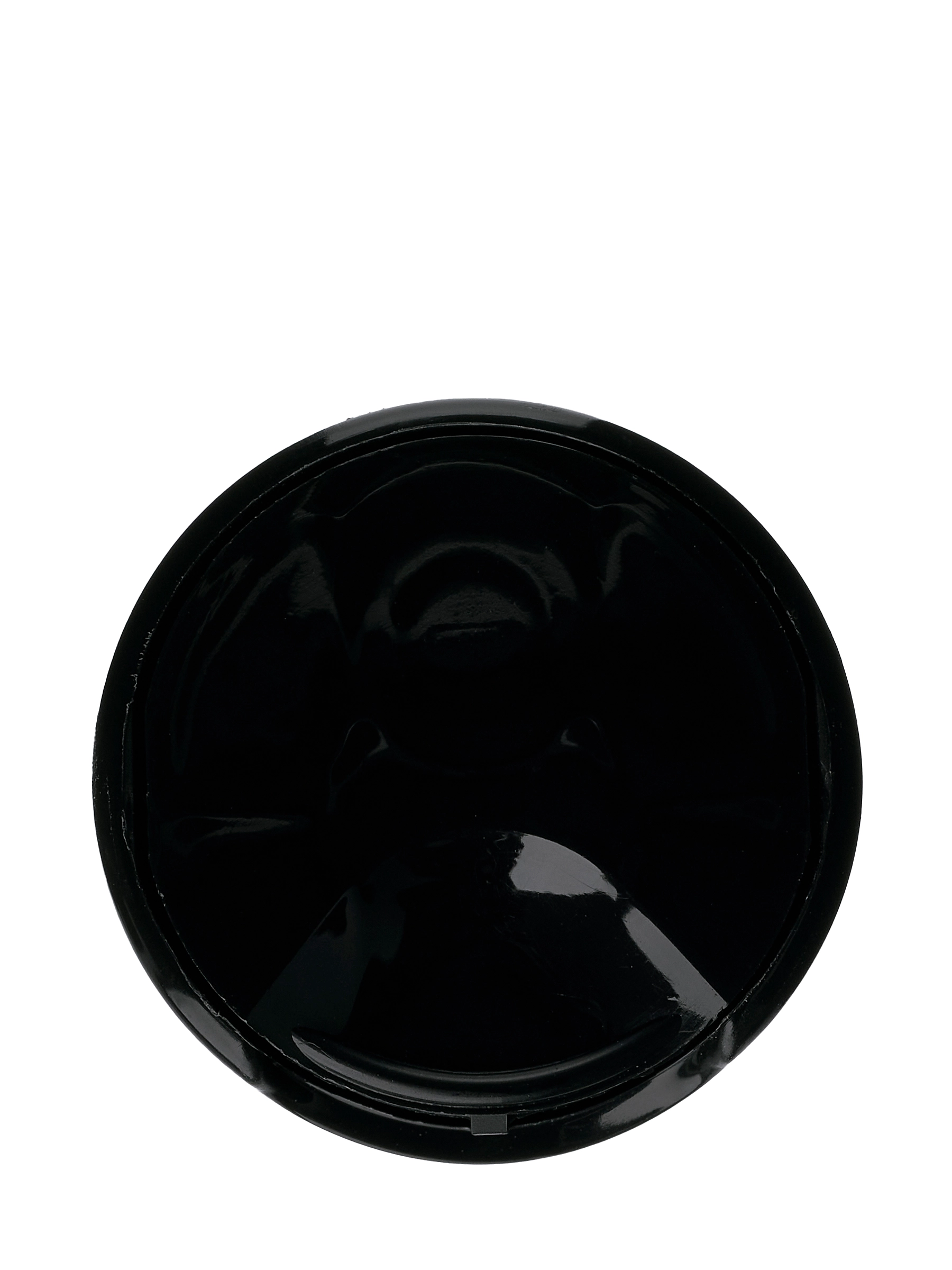 Black PP Plastic 24-410 Smooth Skirt Unlined Disc Top Lid – L2572BK