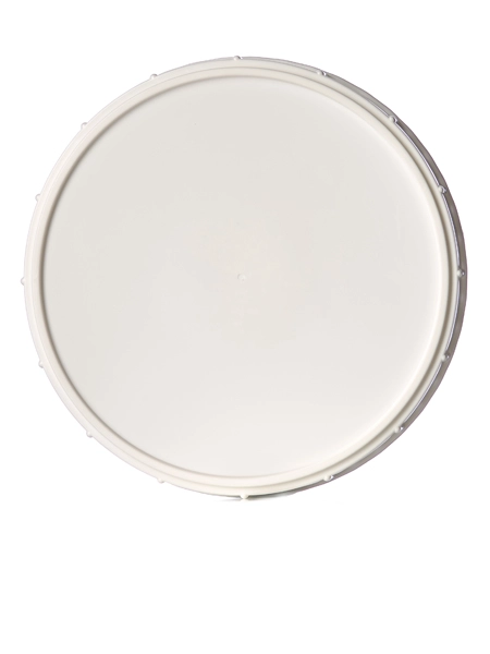 White PP Plastic 120mm Ribbed Triple Thread Lid – L259HI