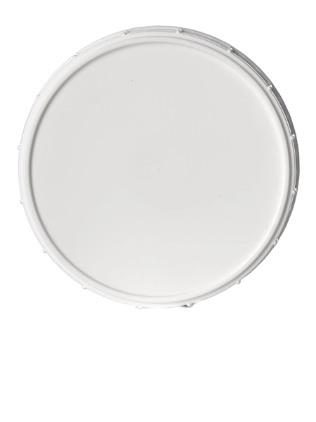 White PP Plastic 120 mm Triple Thread Lid – L262