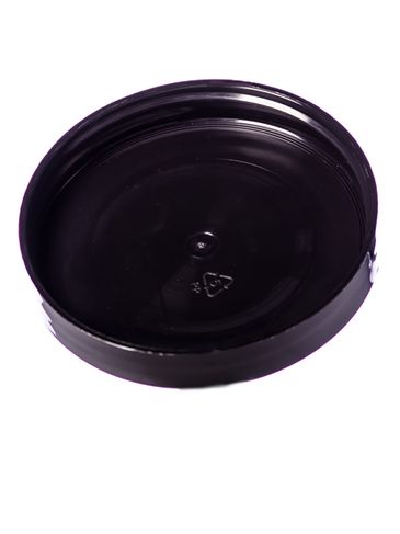 Black PP plastic 70-400 smooth skirt unlined lid