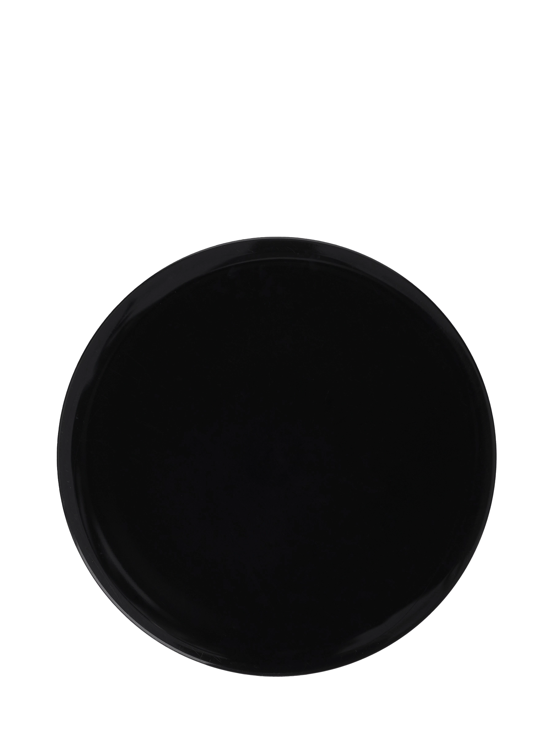 Black PP Plastic 70-400 Smooth Skirt Lid – L275BKP1
