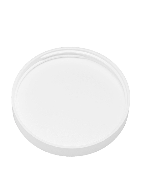 White PP Plastic 70-400 Smooth Skirt Lid – L275WHP1