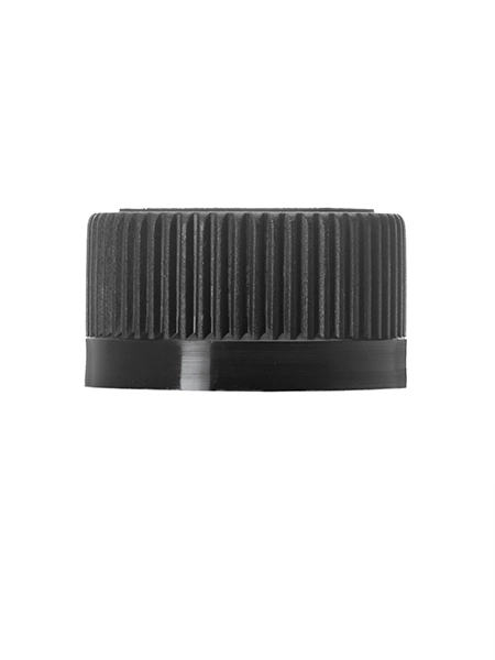 Black PP Plastic 24-400 Child-Resistant Cap – L306BKH7