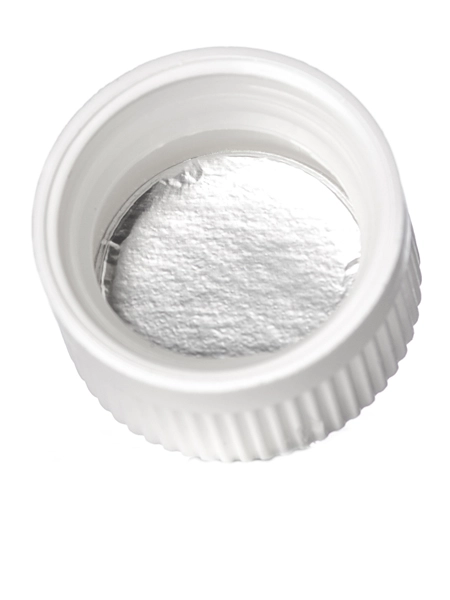 White PP Plastic 24-400 Child-Resistant Pictorial Lid – L306WHH64