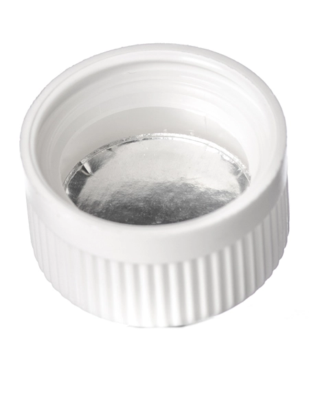 White PP Plastic 24-400 Child-Resistant Cap – L307