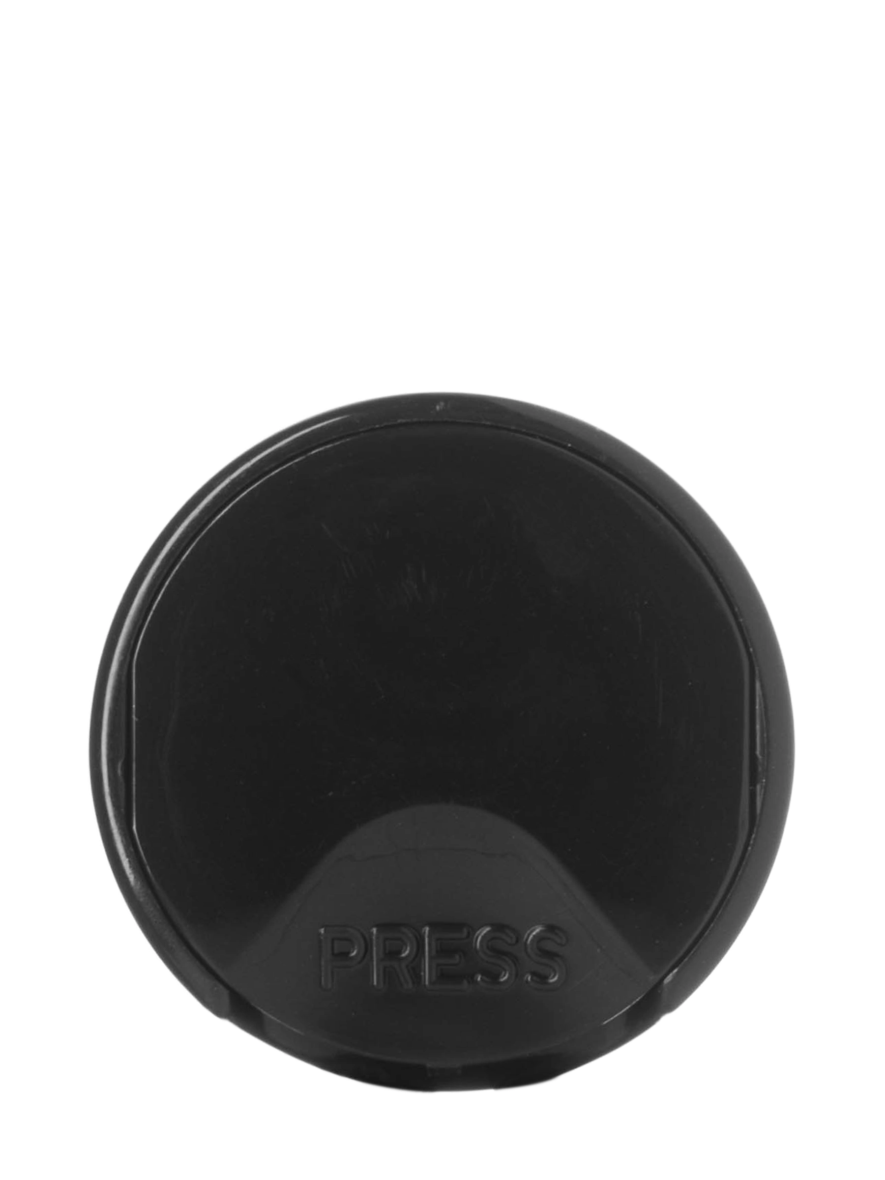 Black PP Plastic 24-410 Smooth Skirt Disc Top Lid – L318BKH28