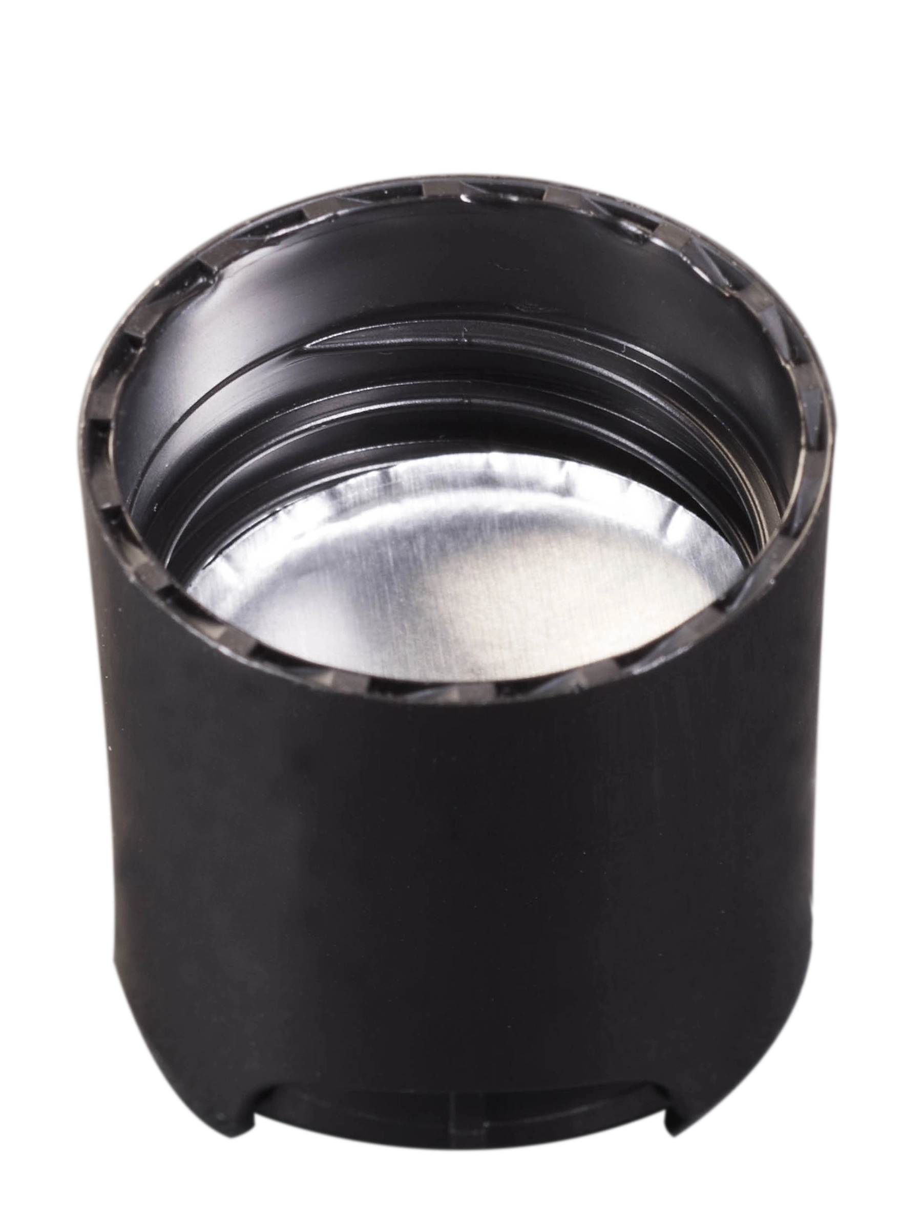 Black PP Plastic 24-410 Smooth Skirt Disc Top Lid – L318BKH28