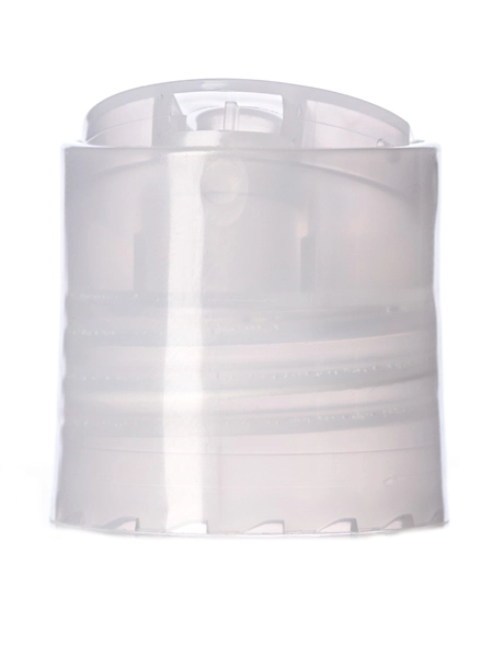 Natural-Colored PP Plastic 24-410 Smooth Skirt Disc Top Lid – L320PS