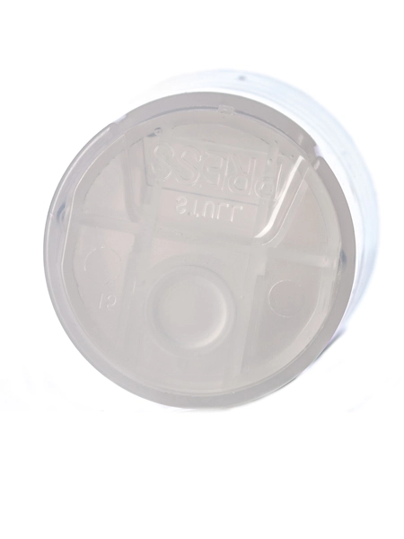 Natural-Colored PP Plastic 24-410 Smooth Skirt Disc Top Lid – L320PS