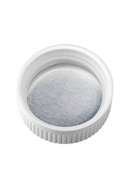 White PP Plastic 38-400 Child-Resistant Lid – L337WHH6
