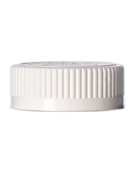 White PP Plastic 38-400 Child-Resistant Cap – L338