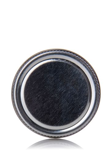 Silver metal 1.75 inch lid with foam liner