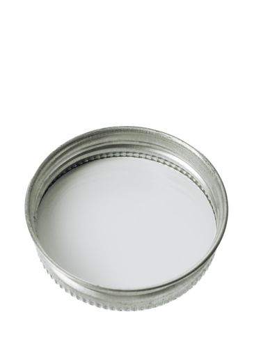 Silver metal 1.75 inch lid with foam liner