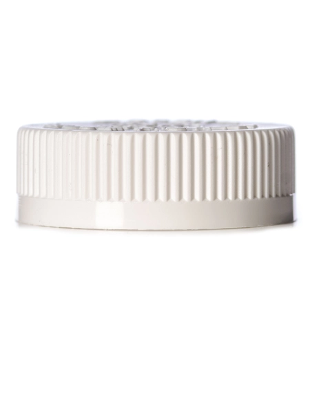 White PP Plastic 45-400 Child-Resistant Cap – L347