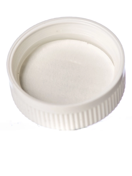 White PP Plastic 45-400 Child-Resistant Cap – L347