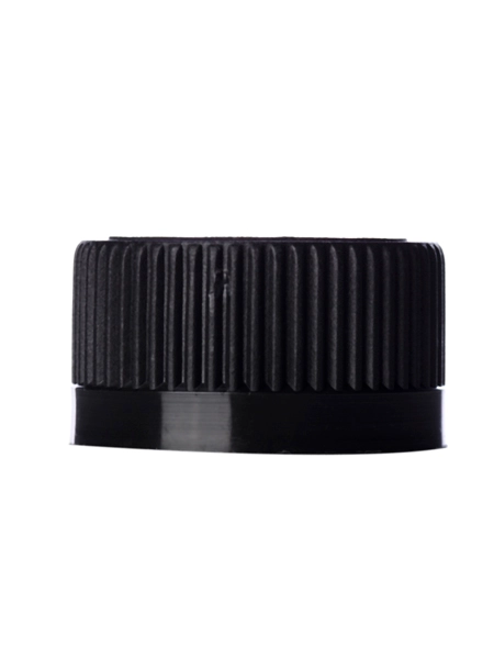 Black PP Plastic 24-400 Child-Resistant Lid – L350B
