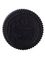 Black PP plastic 24-400 child-resistant lid with foam liner