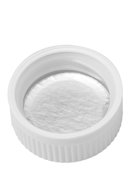 White PP Plastic 33-400 Child-Resistant Cap – L353WHH56