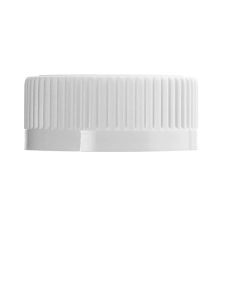 White PP Plastic 33-400 Child Resistant Lid – L353WHH64
