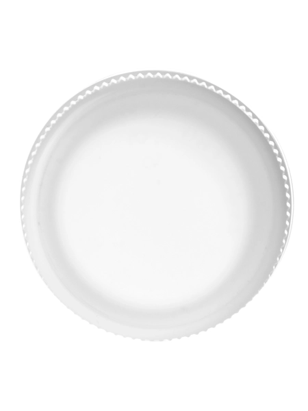 White HDPE Plastic 38-DBJ Tamper-Evident Lid – L359WH