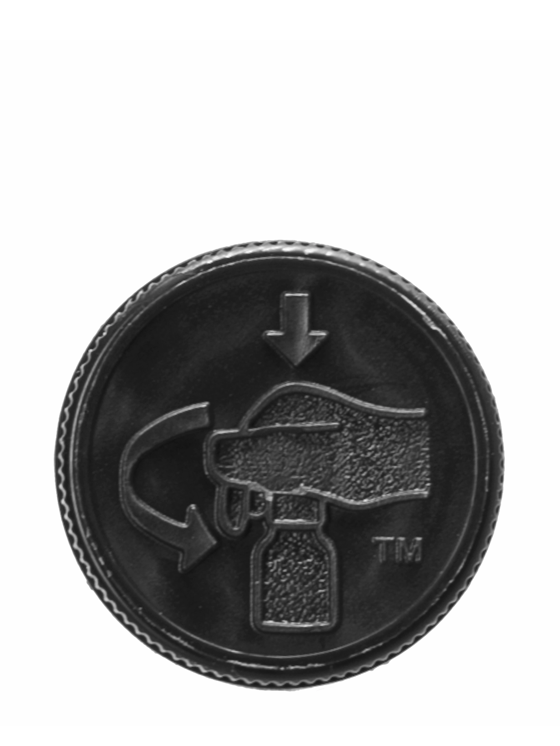 Black PP Plastic 20-400 Child-Resistant Lid – L371BKF2