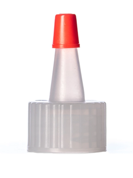 Natural-Colored LDPE Plastic 20-410 Ribbed Skirt Pre-Drilled (.03 Inch Orifice) Yorker Spout – l401