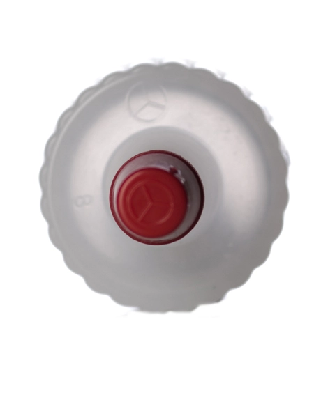 Natural-Colored LDPE Plastic 20-410 Ribbed Skirt Yorker Spout – L406
