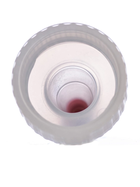 Natural-Colored LDPE Plastic 24-400 Ribbed Skirt Pre-Drilled Unlined Yorker Spout – L409