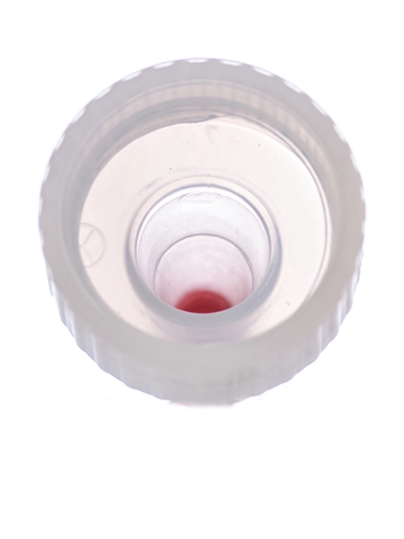 Natural-Colored LDPE Plastic 24-400 Ribbed Skirt Unlined Yorker Spout – L410