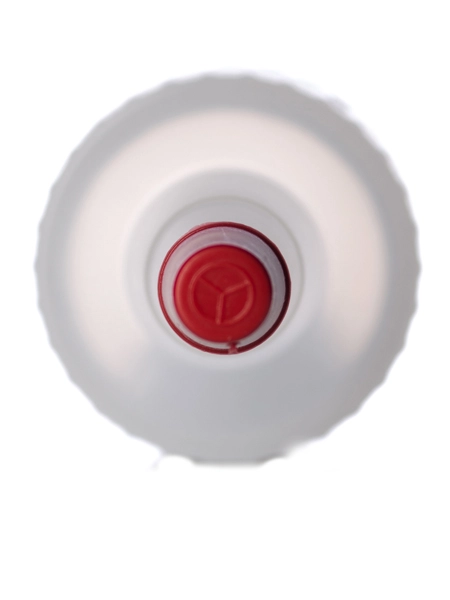 Natural-Colored LDPE Plastic 24-410 Ribbed Skirt Yorker Spout – L413