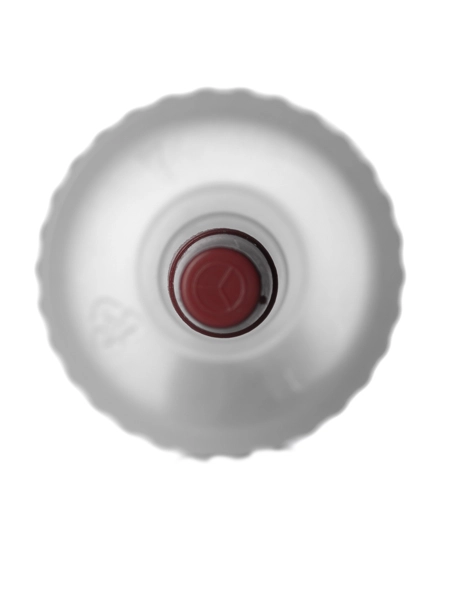 Natural-Colored LDPE Plastic 28-400 Ribbed Skirt Unlined Yorker Spout – L414