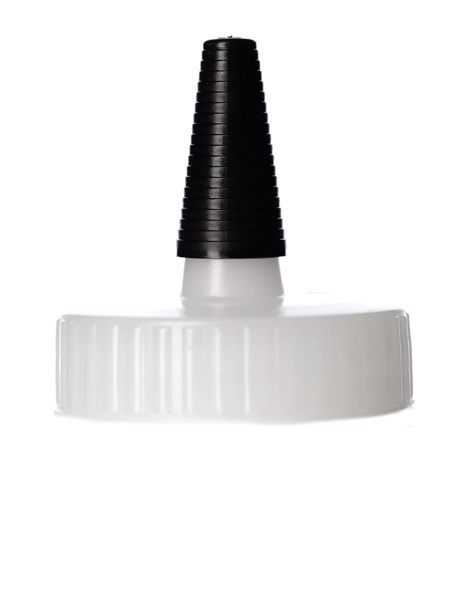 Natural-Colored MDPE Plastic 38-400 Ribbed Skirt Yorker Spout – L422