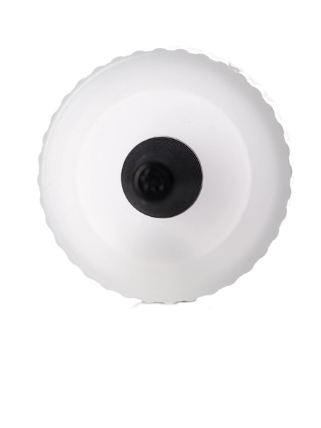 Natural-Colored MDPE Plastic 38-400 Ribbed Skirt Yorker Spout – L422